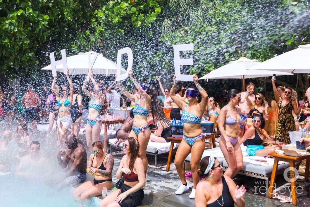 Best Pool Parties in Miami SLS pool party