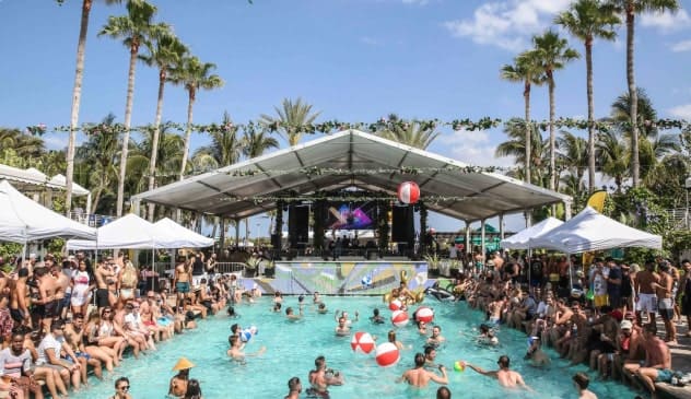 SLS Pool Party - Best Pool Party in Miami